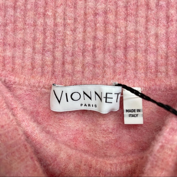 Vionnet Paris Style 150707 Alpaca Wool Pencil Skirt Rhodonite Pink Size 42 (6) - Picture 6 of 13